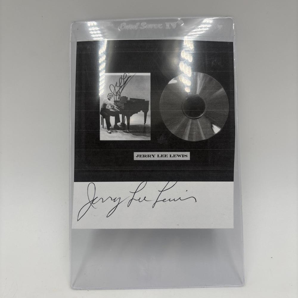 Jerry Lee Lewis Signed 8X10 B&W Photo Auto Autographed reprint